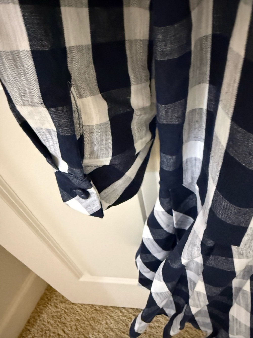 Tuckernuck navy and White Gingham Tate Dress - Picture 9 of 9